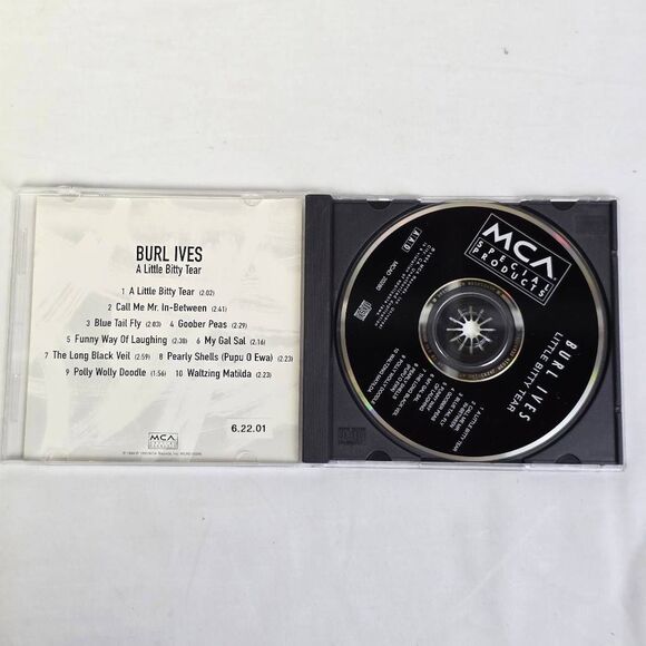 Burl Ives A Little Bitty Tear Folk CD Album - Picture 2 of 4